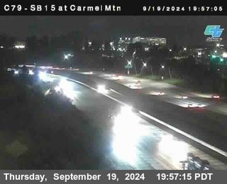 NB 15 at Carmel Mountain Rd.