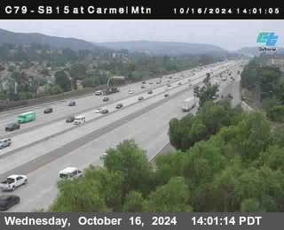 NB 15 at Carmel Mountain Rd.