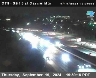 NB 15 at Carmel Mountain Rd.