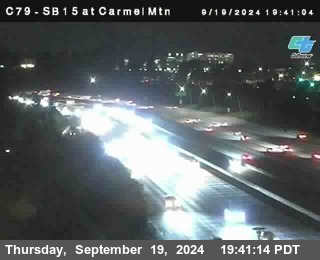 NB 15 at Carmel Mountain Rd.