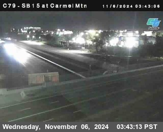 NB 15 at Carmel Mountain Rd.