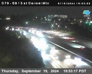 NB 15 at Carmel Mountain Rd.