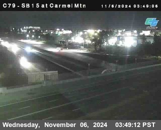 NB 15 at Carmel Mountain Rd.