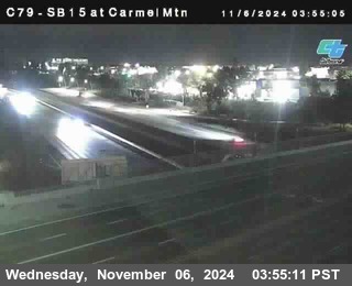 NB 15 at Carmel Mountain Rd.