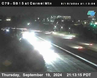 NB 15 at Carmel Mountain Rd.