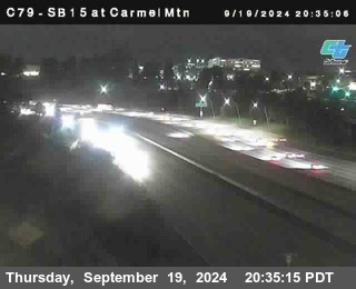 NB 15 at Carmel Mountain Rd.