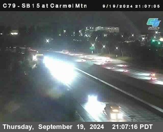 NB 15 at Carmel Mountain Rd.