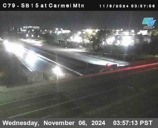 NB 15 at Carmel Mountain Rd.