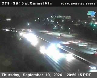 NB 15 at Carmel Mountain Rd.