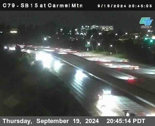 NB 15 at Carmel Mountain Rd.