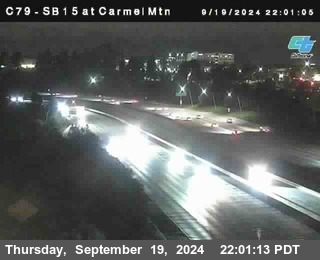 NB 15 at Carmel Mountain Rd.