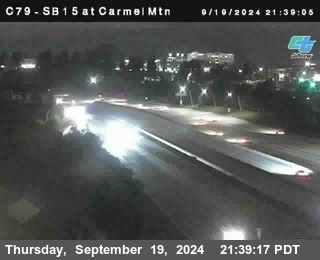 NB 15 at Carmel Mountain Rd.