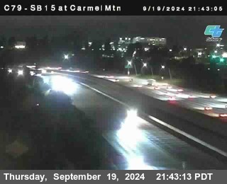 NB 15 at Carmel Mountain Rd.