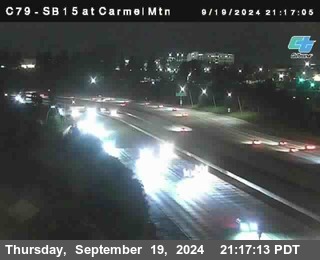 NB 15 at Carmel Mountain Rd.