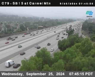 NB 15 at Carmel Mountain Rd.