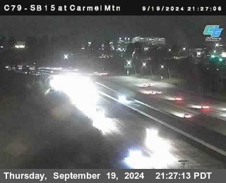 NB 15 at Carmel Mountain Rd.