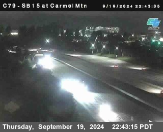 NB 15 at Carmel Mountain Rd.