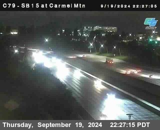 NB 15 at Carmel Mountain Rd.