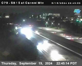 NB 15 at Carmel Mountain Rd.