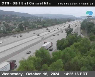 NB 15 at Carmel Mountain Rd.