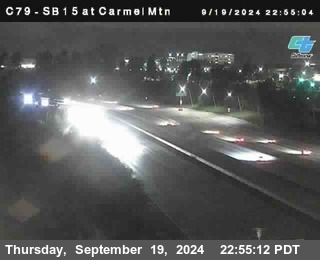 NB 15 at Carmel Mountain Rd.