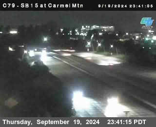 NB 15 at Carmel Mountain Rd.