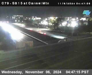 NB 15 at Carmel Mountain Rd.