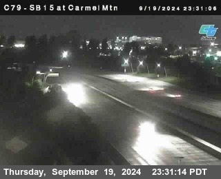 NB 15 at Carmel Mountain Rd.