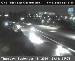 NB 15 at Carmel Mountain Rd.