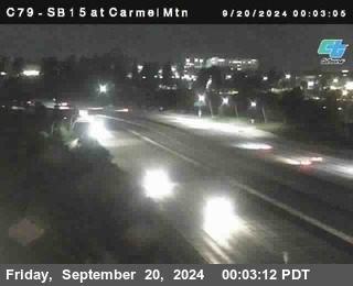 NB 15 at Carmel Mountain Rd.