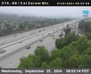 NB 15 at Carmel Mountain Rd.