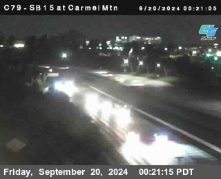 NB 15 at Carmel Mountain Rd.