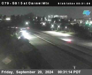 NB 15 at Carmel Mountain Rd.