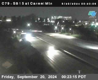 NB 15 at Carmel Mountain Rd.