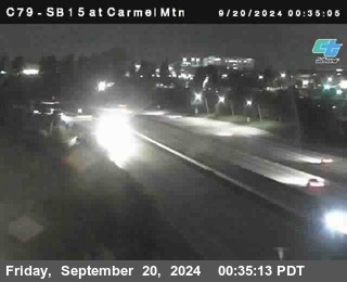 NB 15 at Carmel Mountain Rd.