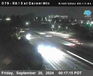 NB 15 at Carmel Mountain Rd.