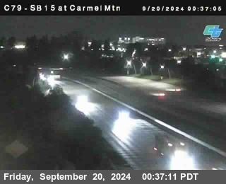 NB 15 at Carmel Mountain Rd.