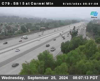 NB 15 at Carmel Mountain Rd.