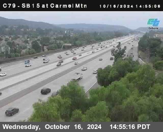 NB 15 at Carmel Mountain Rd.