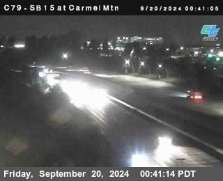 NB 15 at Carmel Mountain Rd.