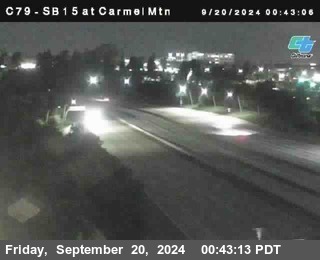 NB 15 at Carmel Mountain Rd.