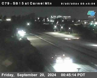 NB 15 at Carmel Mountain Rd.