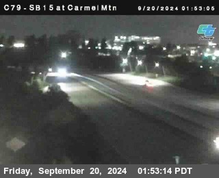 NB 15 at Carmel Mountain Rd.