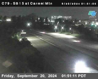 NB 15 at Carmel Mountain Rd.