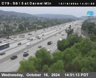 NB 15 at Carmel Mountain Rd.