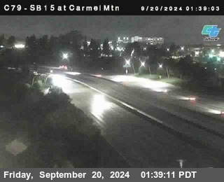 NB 15 at Carmel Mountain Rd.