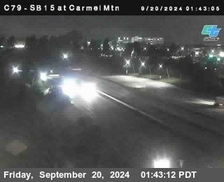 NB 15 at Carmel Mountain Rd.