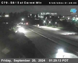 NB 15 at Carmel Mountain Rd.