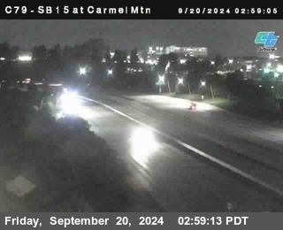 NB 15 at Carmel Mountain Rd.