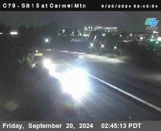 NB 15 at Carmel Mountain Rd.